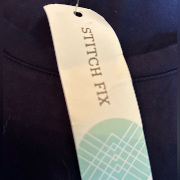 STITCH FIX NWT MIX by 41 Hawthorn from navy t shirt dress large swing - Picture 5 of 8